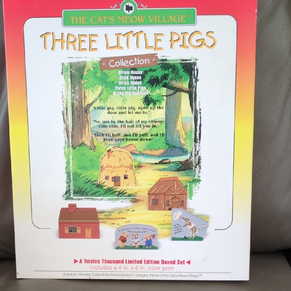 Three Little Pigs Decor Set